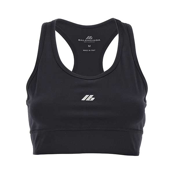 Sporty reflective logo top Tops