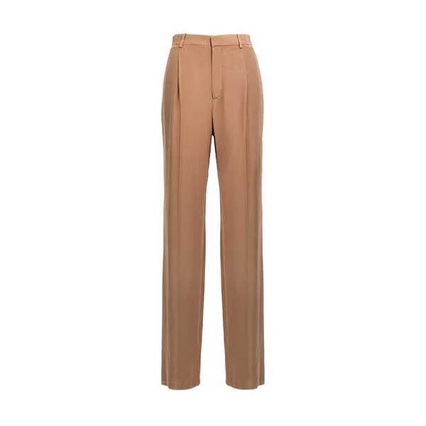 Crepe silk pants Pants