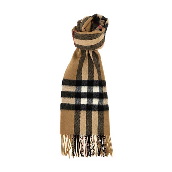 Check cashmere scarf Scarves, foulards