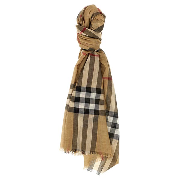 Check scarf Scarves, foulards