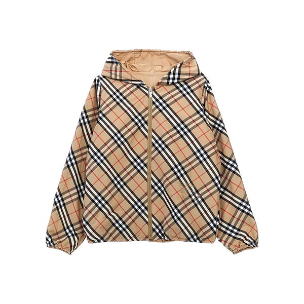 Check reversible jacket Casual jackets, parka