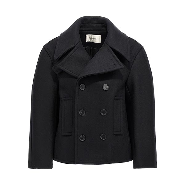 Oversized caban coat Coats, trench coats