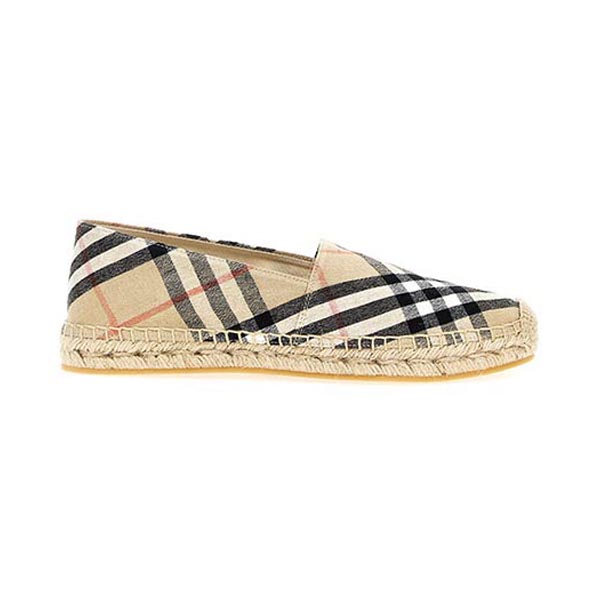 Check espadrilles Flat shoes