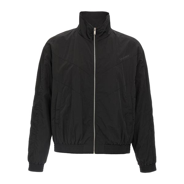 Logo embroidery blouson Casual jackets, parka