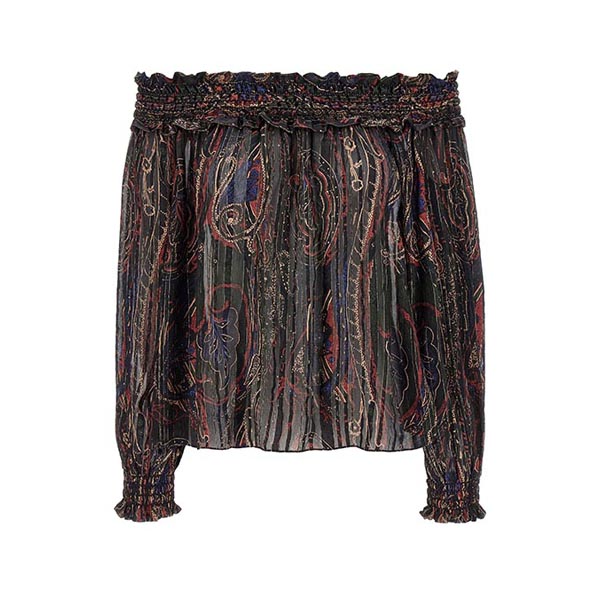 Smock stitch blouse Shirt, blouse