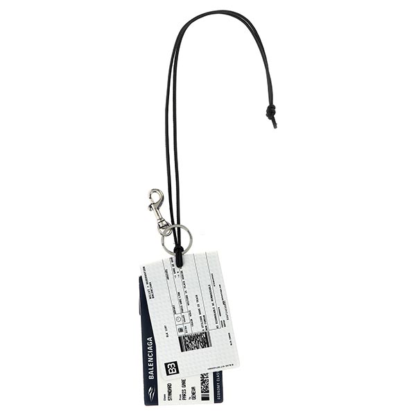 Train Ticket' keyring Keyring