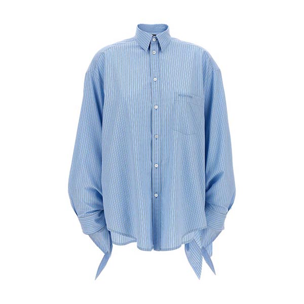 Knotted cuffs blouse Shirt, blouse