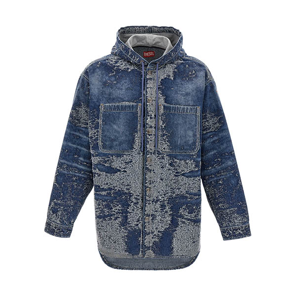 D-Dewnys-Hood-S' overshirt Shirt, blouse