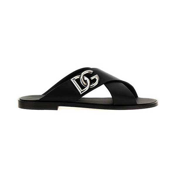 Logo leather sandals Sandals