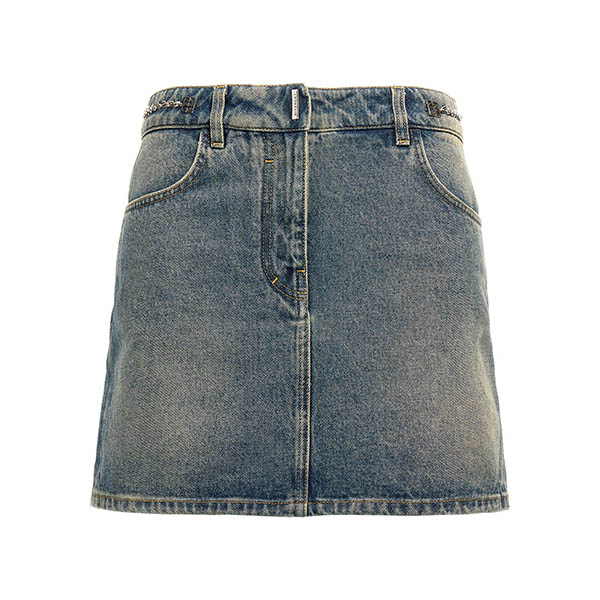 Denim mini skirt Skirts