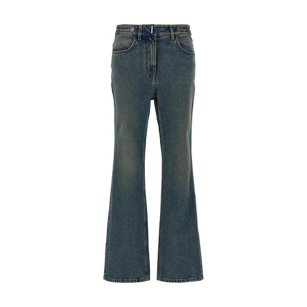 Chain jeans with logo Jeans