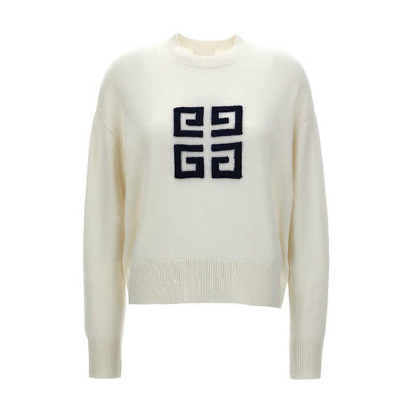 Flocked logo sweater Sweater, cardigans