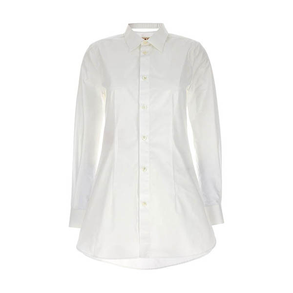 Cut-out collar shirt Shirt, blouse