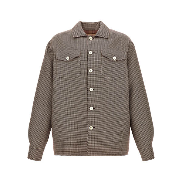 Houndstooth jacket Piumini, Parka, Giacche casual