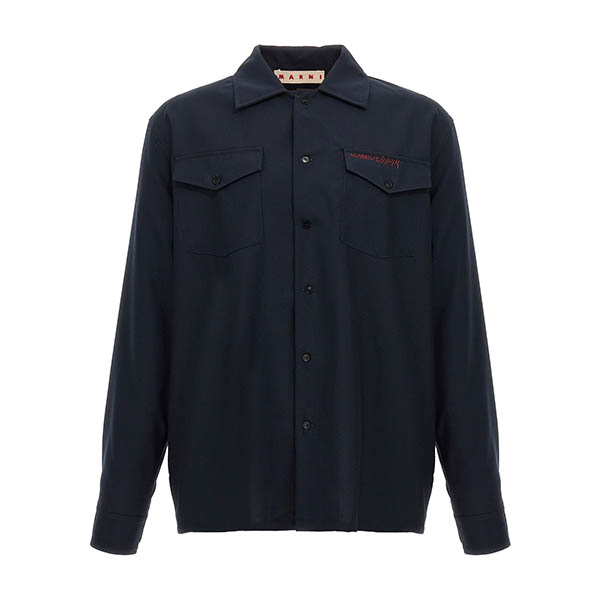 Logo embroidery shirt Shirt, blouse