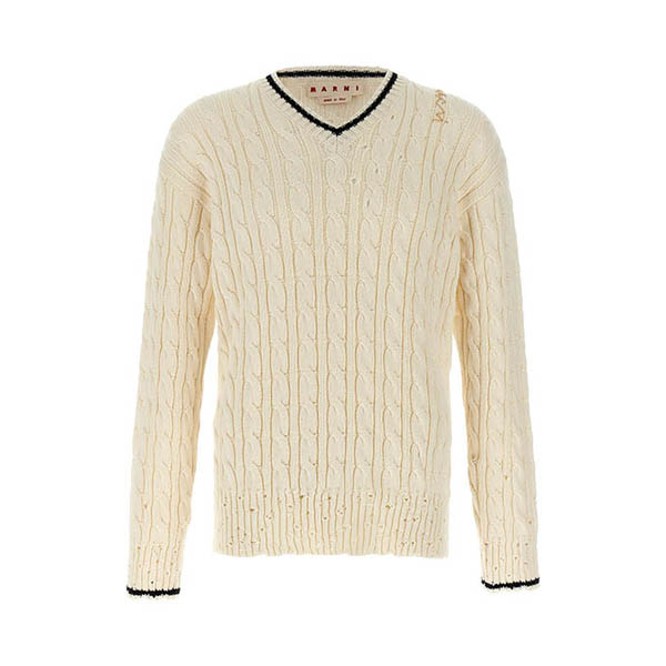 V' neckline sweater Sweater, cardigans