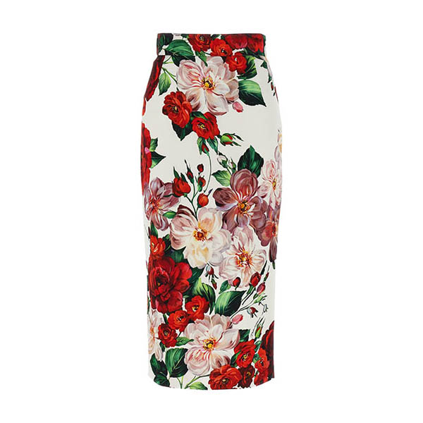 Floral longuette skirt Skirts