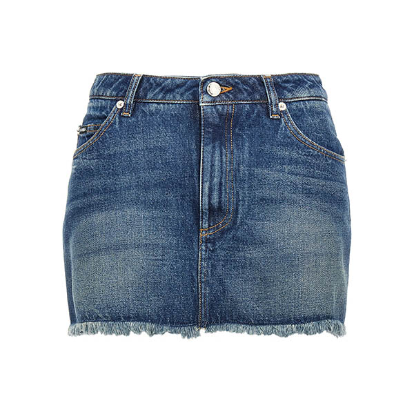 Denim mini skirt Skirts