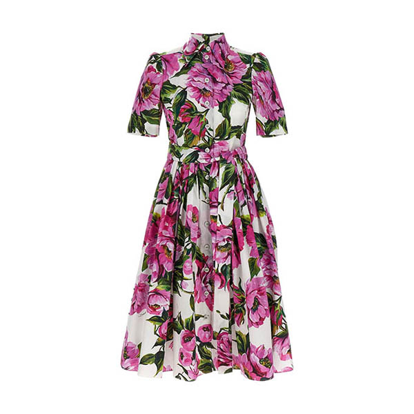 Longuette floral dress Dresses
