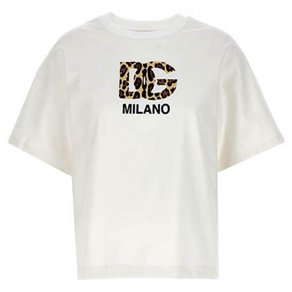 Flocked logo T-shirt T-shirt