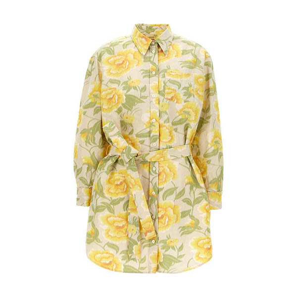 Peonies Kimono sleeve' dress Dresses