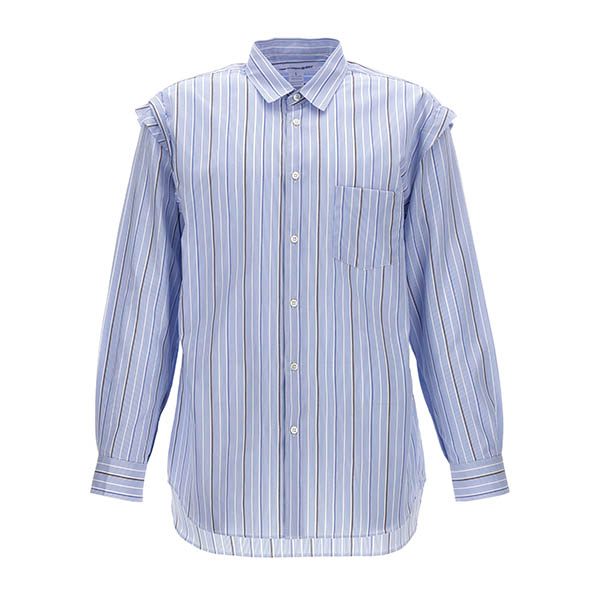 Unfinished striped shirt Shirt, blouse