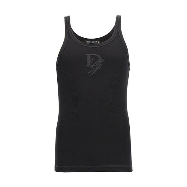 Logo embroidery tank top Tops