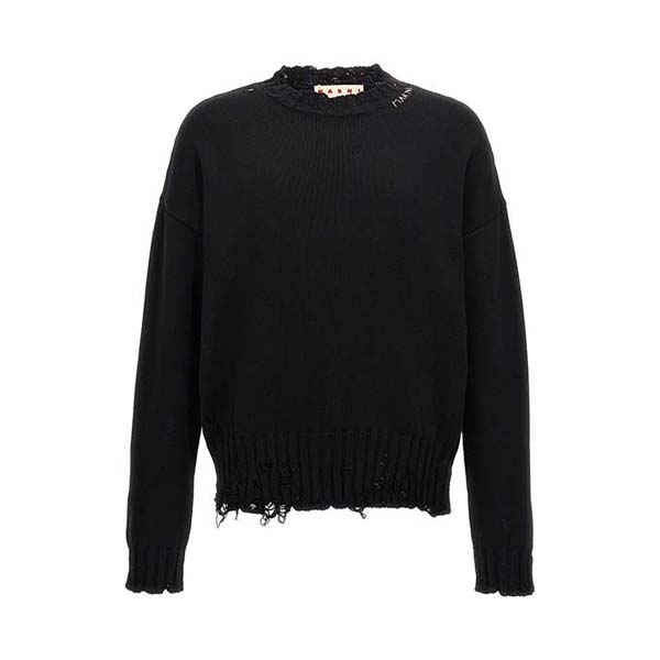 Destroyed effect sweater Sweater, cardigans