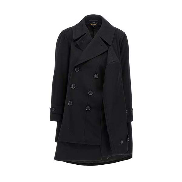 Double-breasted coat 4 sleeves Coats, trench coats