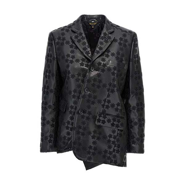Embroidery single-breasted blazer Blazer and Suits