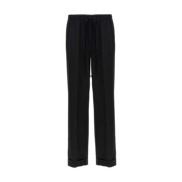 Contrast piping pants Pants