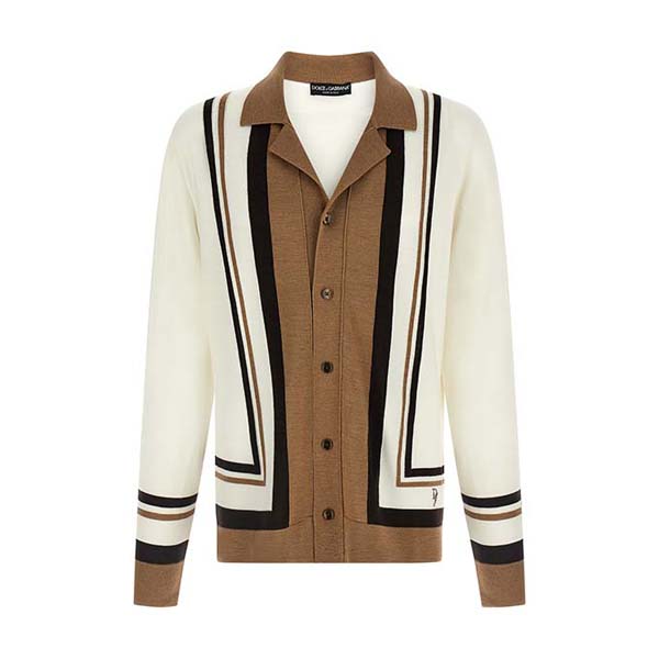 Logo embroidery cardigan Sweater, cardigans