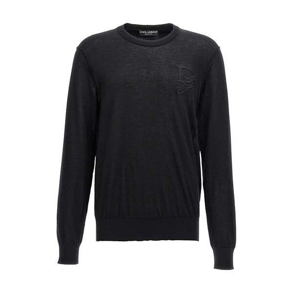 Logo embroidery sweater Sweater, cardigans