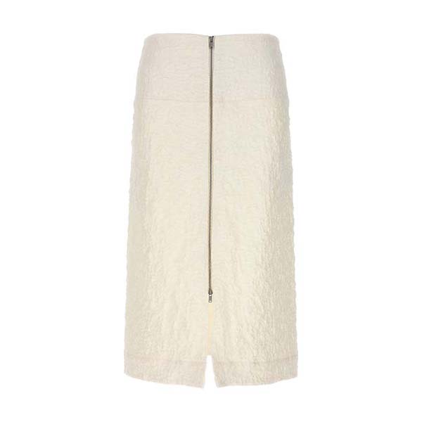 Embossed cotton skirt Skirts