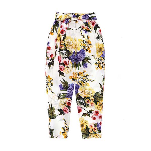 Floral print trousers Pants