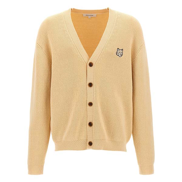 Bold Fox Head' cardigan Sweater, cardigans