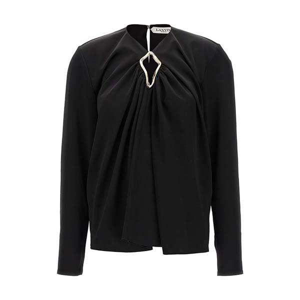 Metallic detail blouse Shirt, blouse