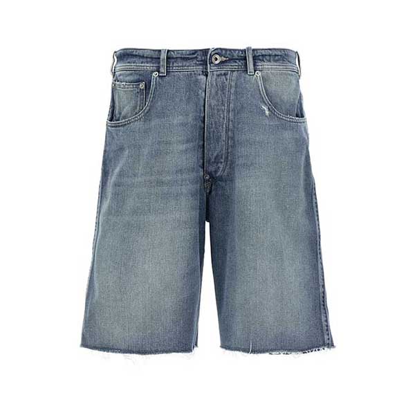 Denim buckle bermuda shorts Bermuda, short