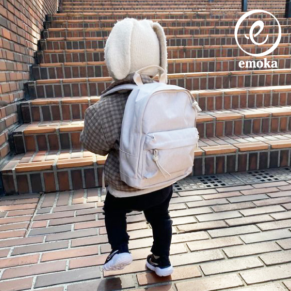 【emoka】ベビーリュック（アッシュ）