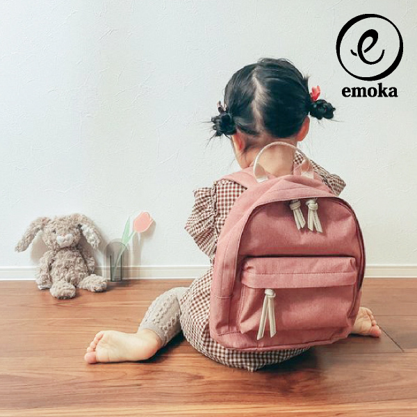 【emoka】ベビーリュック（ローズピンク）