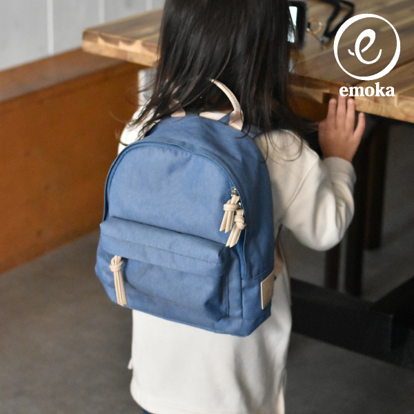 【emoka】ベビーリュック（デニム）