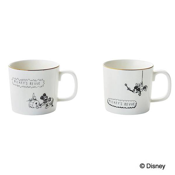 D-MF01 ハンドドローイングペアマグ