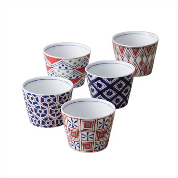 小紋 そばちょこ揃