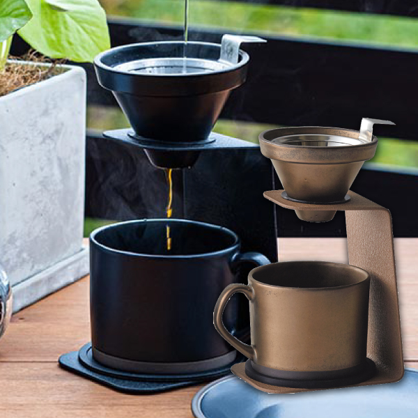 ブリューコーヒー　一人用ドリッパーセット320ml（GD)