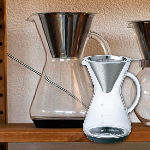 ブリューコーヒー　ドリップポット5CUPフィルター付