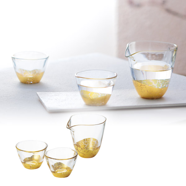 箔一 貫入 酒器セット