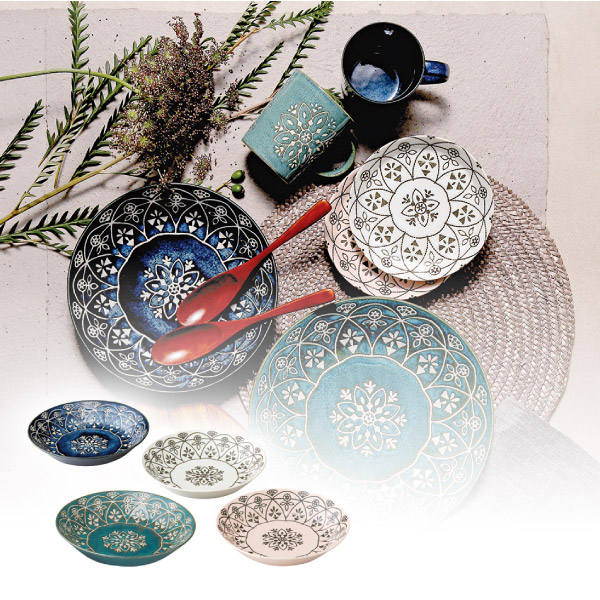 モロッカン パスタプレート4pcs