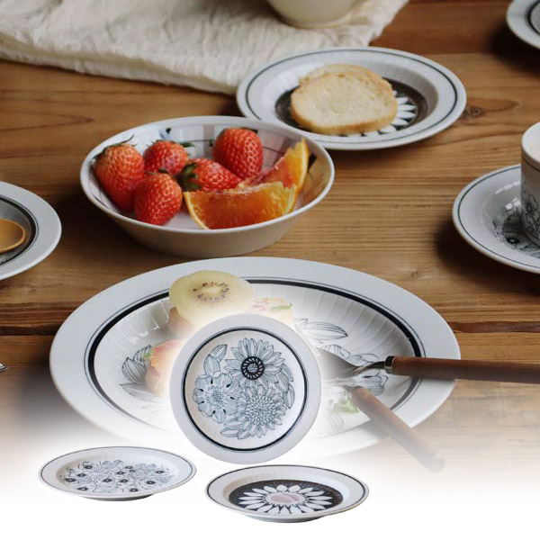 ANTICO アンティコフラワー トリオケーキプレート