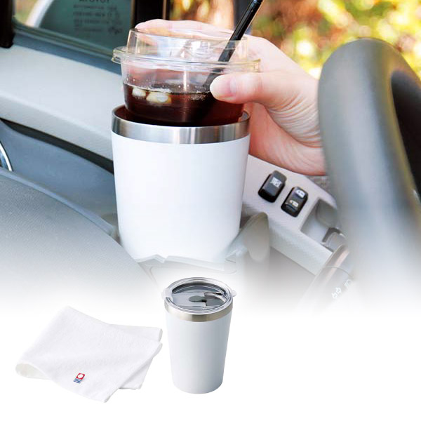 AMIi HOME カップインタンブラー（WH）&タオル