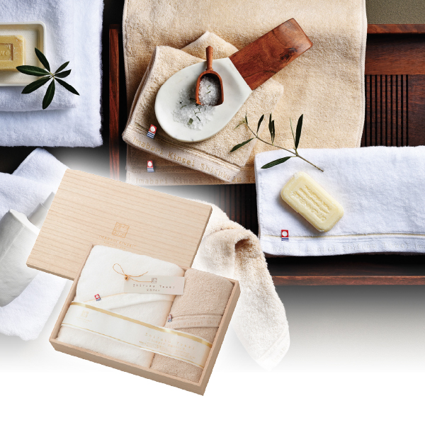 今治謹製 至福タオル バスタオル1枚・フェイスタオル1枚セット